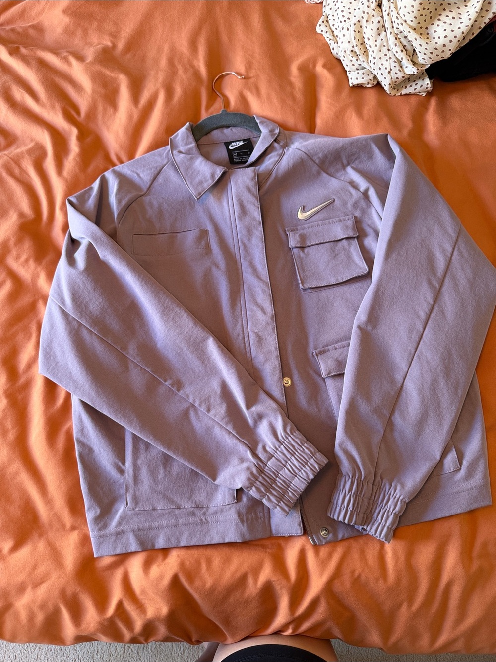 Nike Lavender Lightweight Shirt Jacket